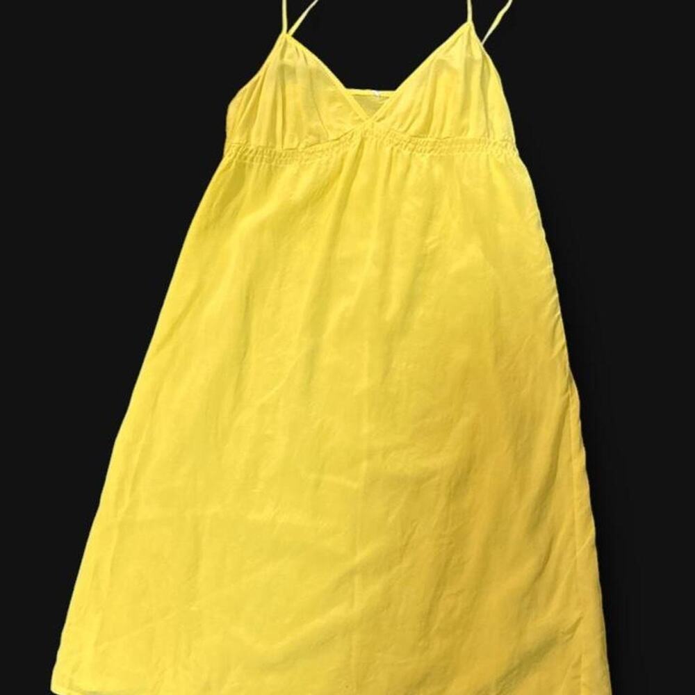 100 silk butter yellow slip